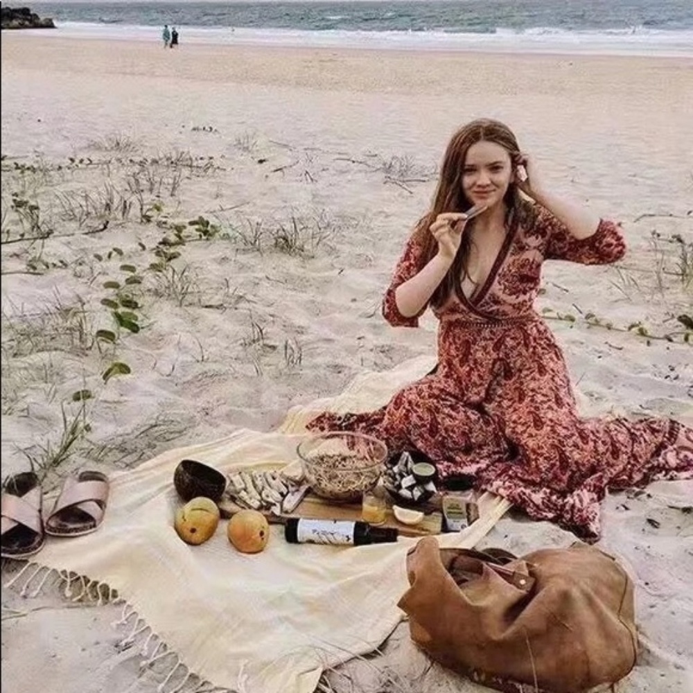 5βοΈ FAV BESTSELLER Wild Magnolia Floral Boho Dress - Picture 6 of 7